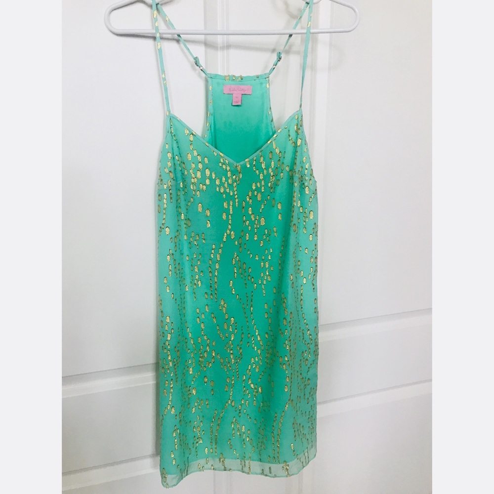 Lilly Pulitzer Dusk Strappy Silk Slip Dress